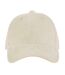 Casquette De Baseball Earthaware Adulte Beige Gris Beechfield-3