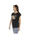 T-shirt à col rond manches courtes femme Vegetal Skull Vondutch-4