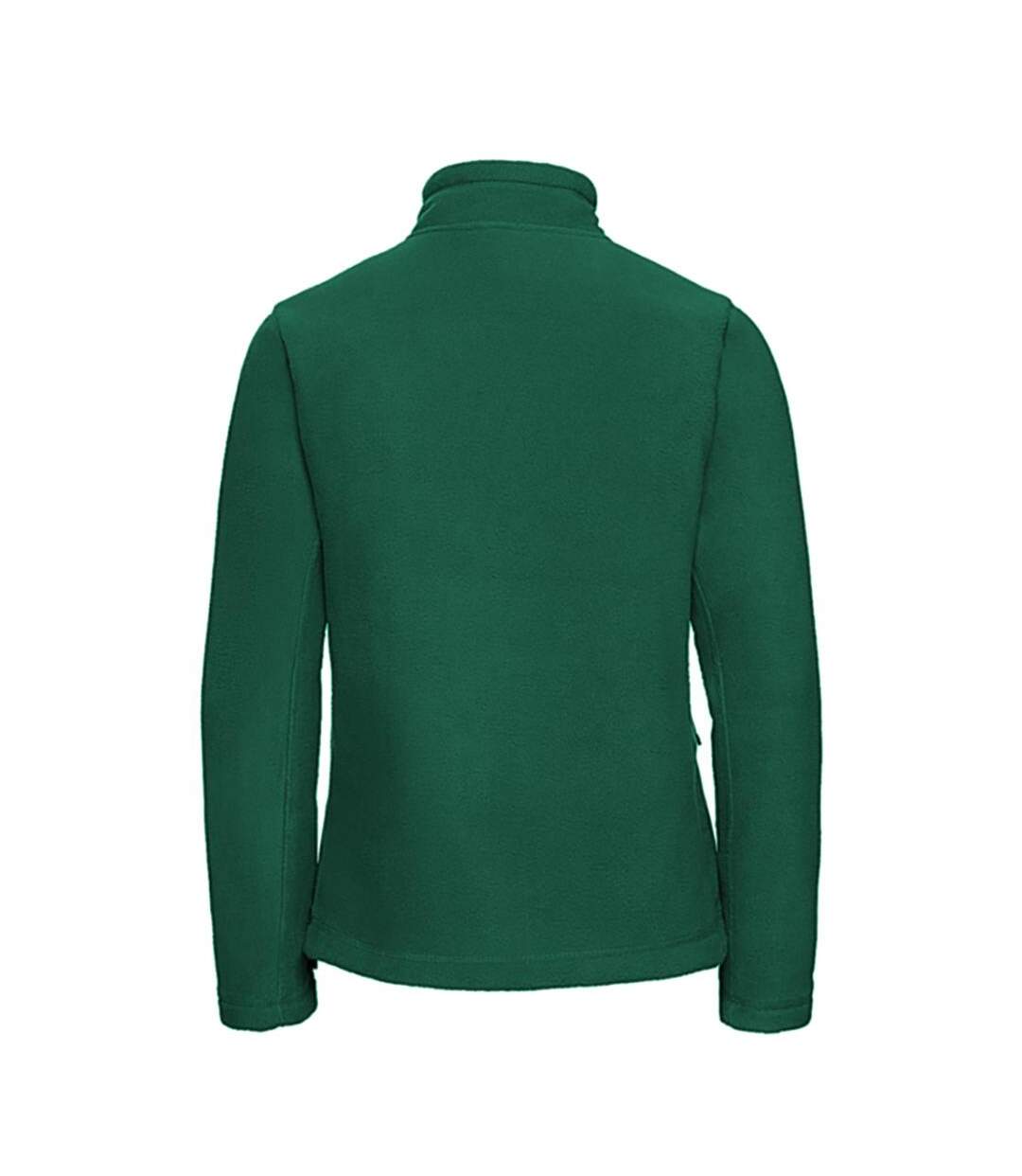 Russell Colours Ladies Full Zip Outdoor Fleece Jacket Veste Polaire D'extérieur À Fermeture Éclair Vert Foncé Jerzees Colours-2