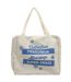 Sac Fraîcheur en Jute & Coton Aliments 40cm Blanc-2