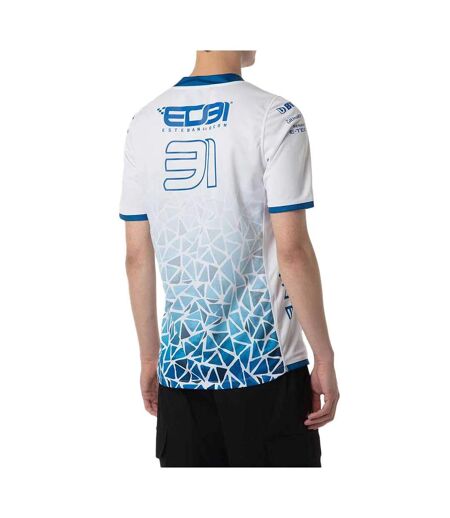 Maillot blanc/turquoise homme kappa kombat 2024 - 3xl