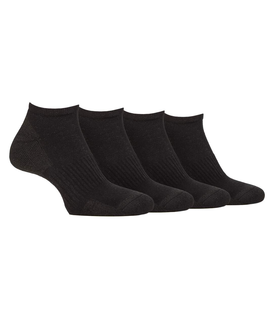 4 Pack Mens Cushioned Crew Sport Socks-1