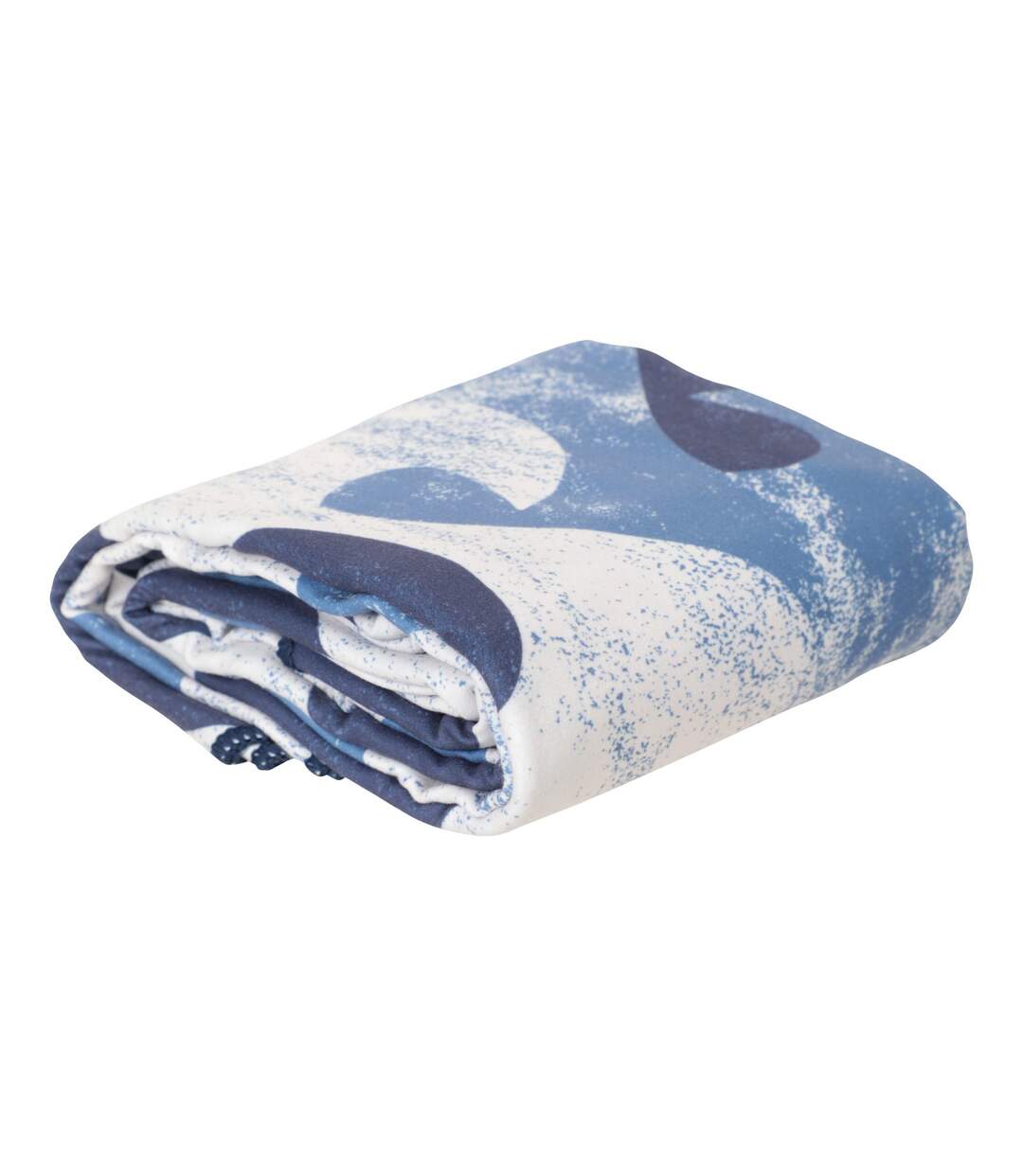 Wave pattern microfibre towel one size dark blue Mountain Warehouse