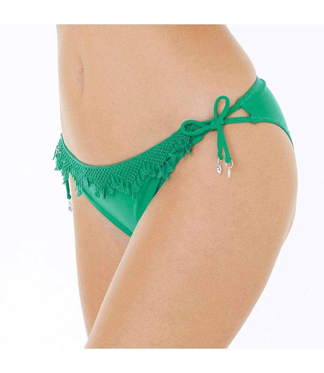 Slip de bain vert Pinède-2