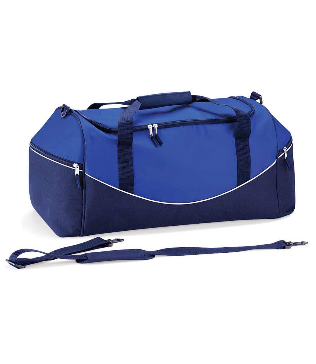 Sac de sport 55L - QS70 - bleu roi - bleu marine - blanc-1