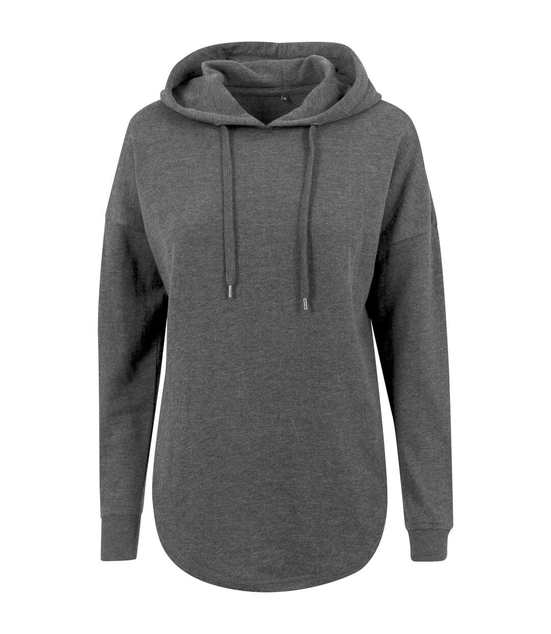 Build Your Brand Womens/Ladies Oversized Hoodie (Charcoal)