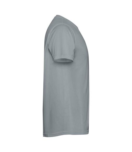 Mens estoril short-sleeved t-shirt grey Roly