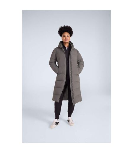Womens/ladies Cosi Cloud Down Jacket Khaki Green Animal