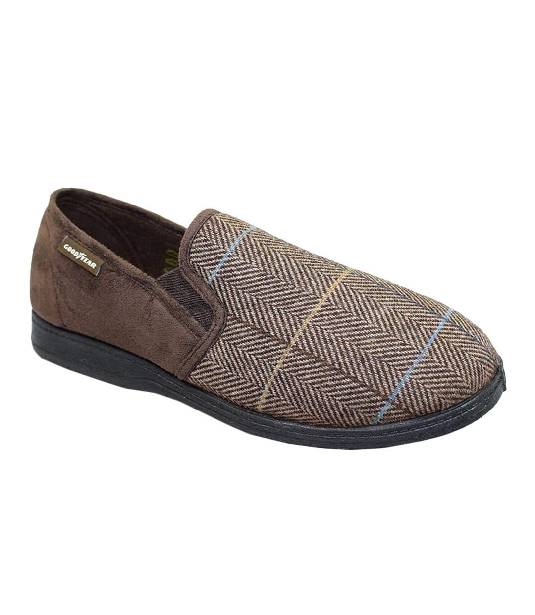 Chaussons harrison homme marron Goodyear