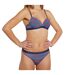 Soutien-gorge coques souples en microfibre bleu Gaby-2