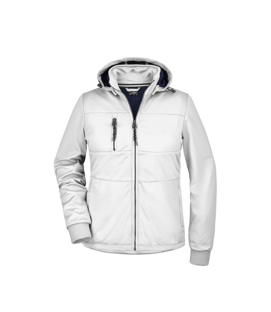 Veste Maritime Femme Blanc Bleu Marine James And Nicholson-1