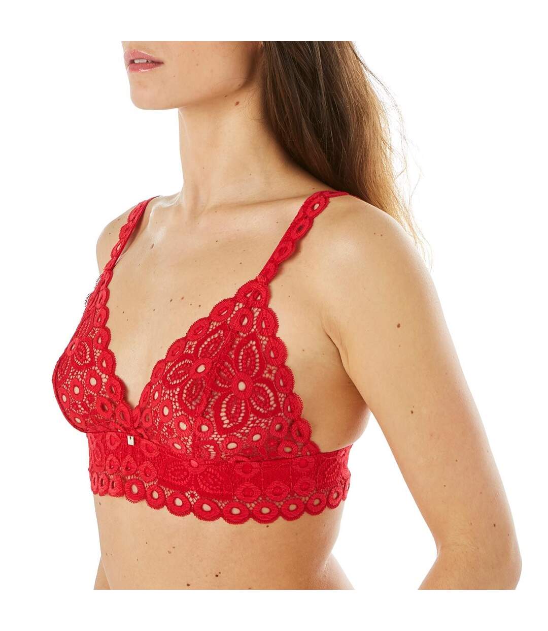 Soutien-gorge triangle sans armatures coquelicot Intrépide