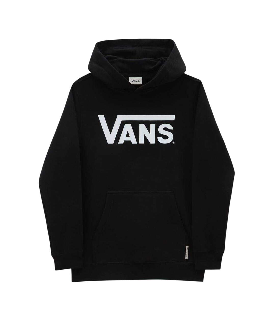 Teen Classic Logo Hooded Hoodie Black Vans-1