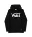 Teen Classic Logo Hooded Hoodie Black Vans-1