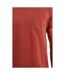 Maine Mens Pocket Crew Neck T-Shirt (Rust)