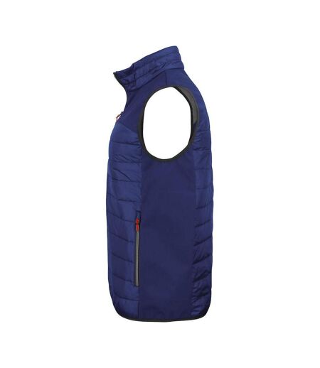 Veste Sans Manches Expedition Homme Bleu Marine Printer