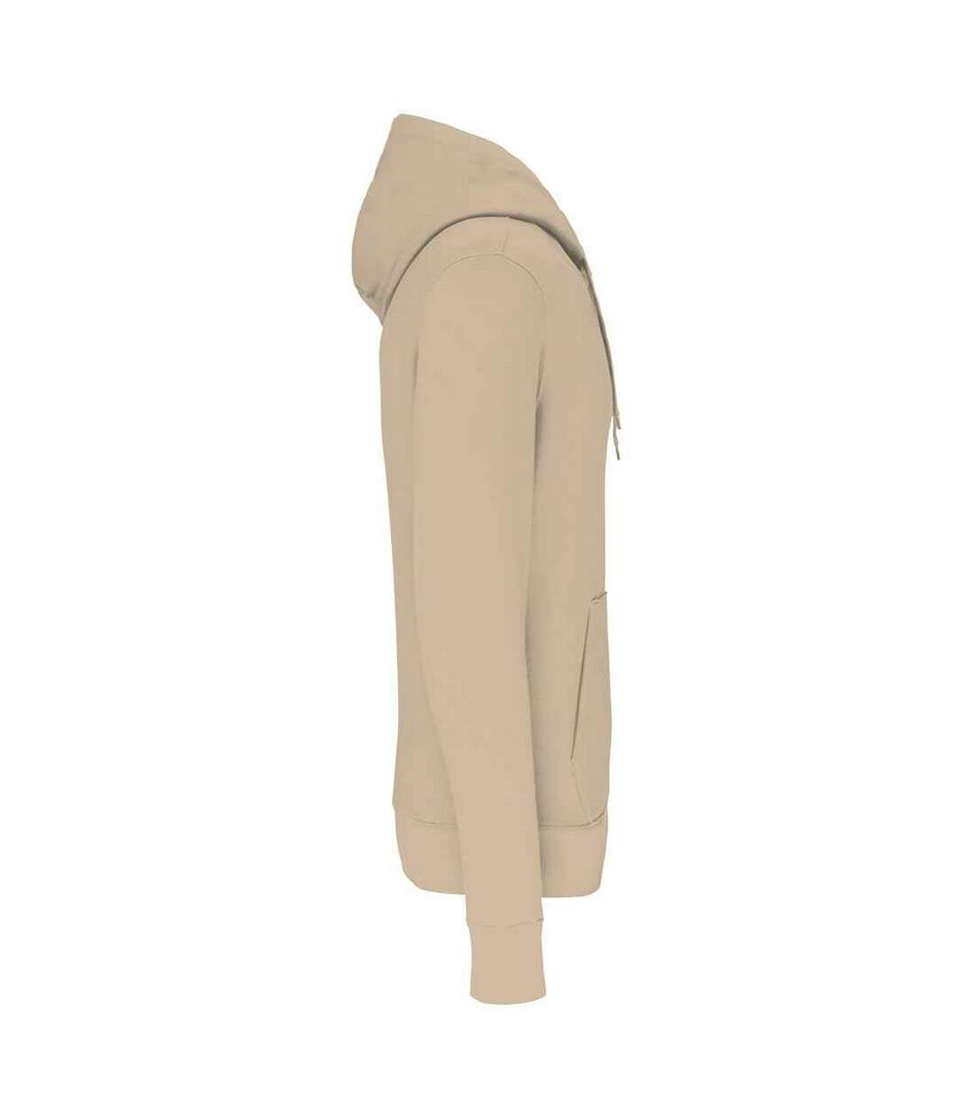 Sweat à capuche homme beige clair Kariban-3