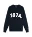 Mens 1874 Graphic Sweatshirt Navy Lyle & Scott-2