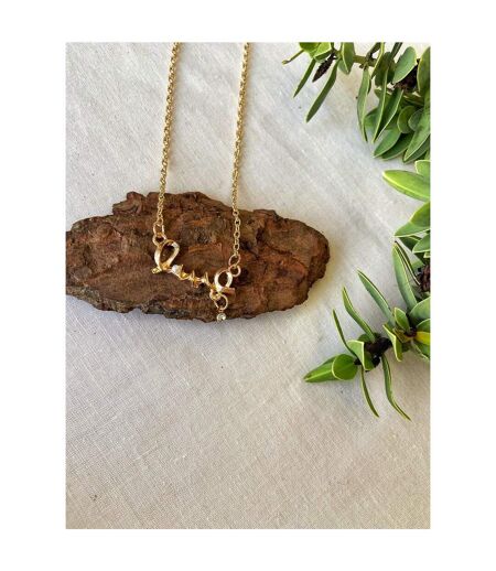 Love Text Initial Love Symbol Word Zircon Romantic Couple Pendant Necklace