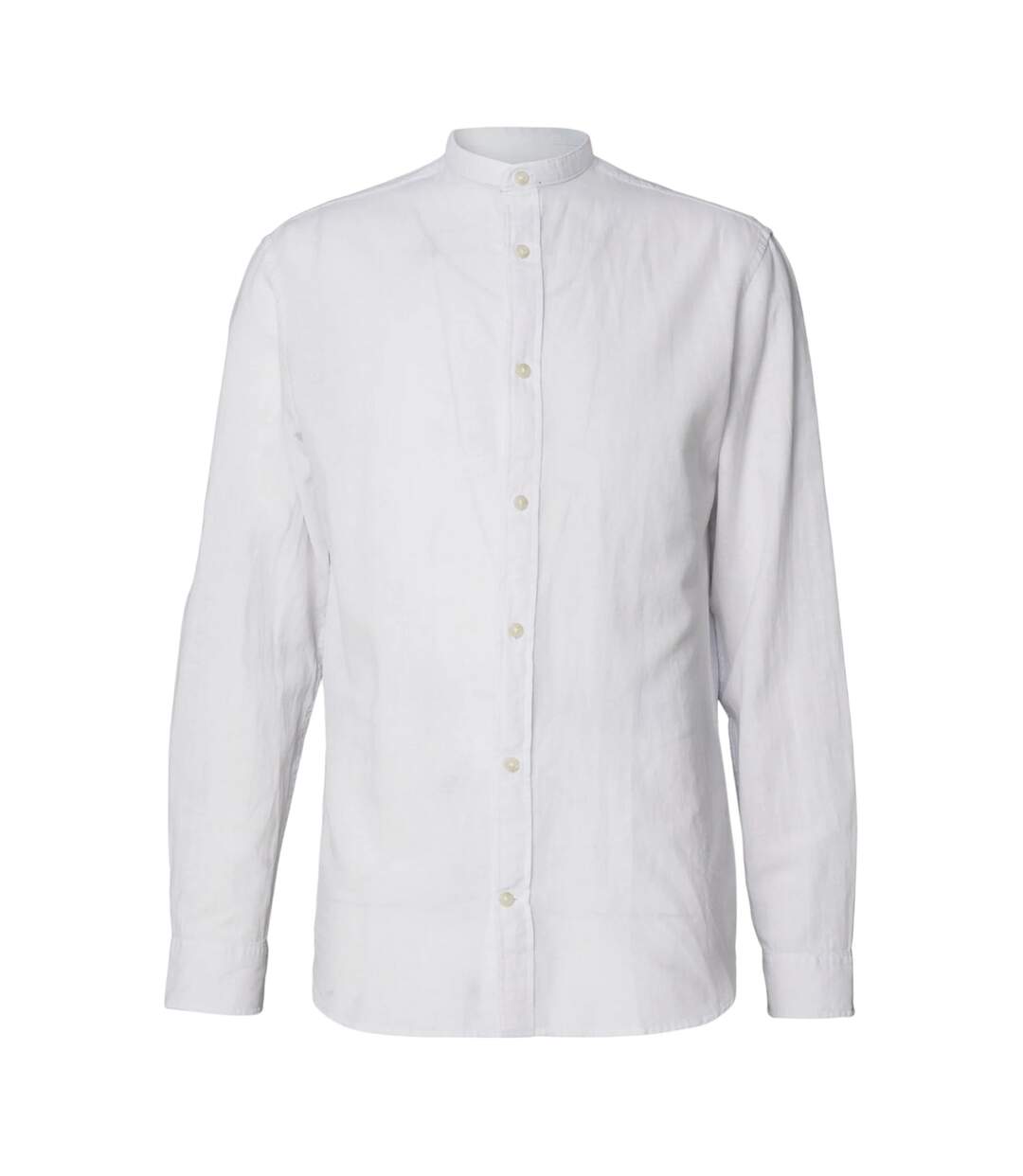 Mens Regular Long-sleeved Shirt White Jack And Jones-2