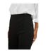 Dorothy Perkins Womens/Ladies Ponte Pintuck Detail Seams Pants (Black) - UTDP4374