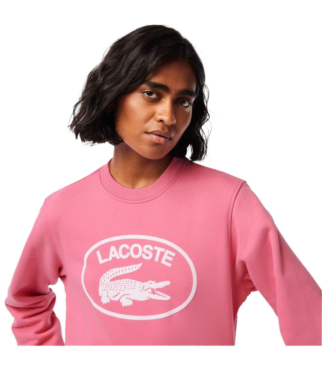 Sweat Femme Rose Lacoste-4