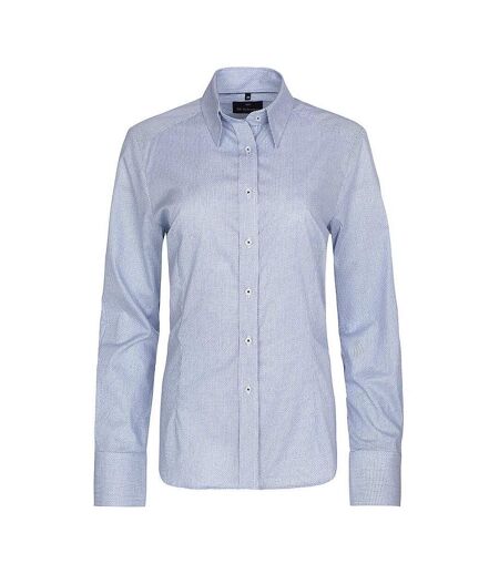 Chemisier Greece Femme Bleu Blanc Di Selentino