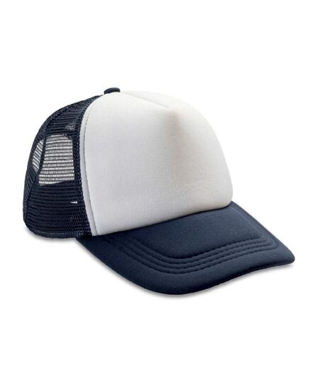 Result Headwear Mens Core Detroit 1/2 mesh truckers cap (Navy/White)