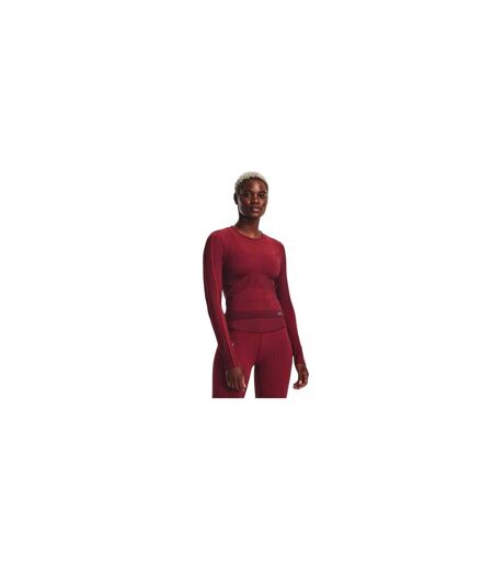 Haut Manches Longues Femme Rouge Under Armour