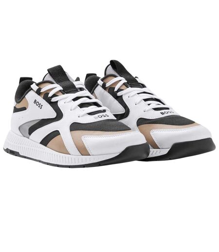 Mens Running Trainers Beige Boss