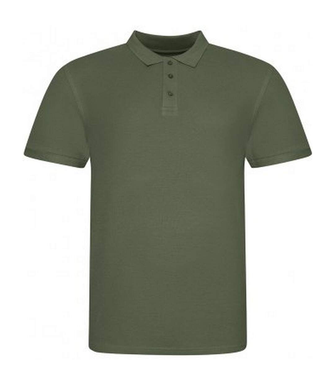 Awdis Mens Piqu Cotton Short-Sleeved Polo Shirt (Earthy Green)