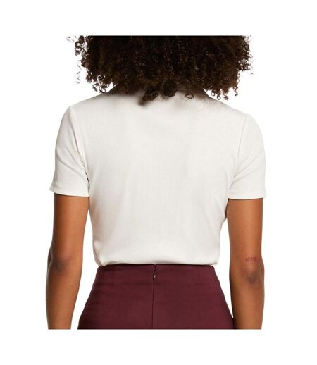 Polo blanc femme morgan dpolla