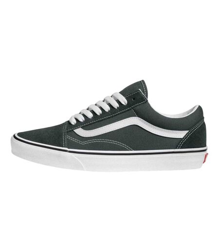 Mens Old Skool Canvas Trainers Scarab Vans