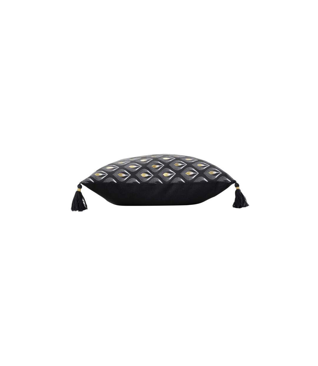 Housse de Coussin Déco Noireor 40x40cm Noir-2
