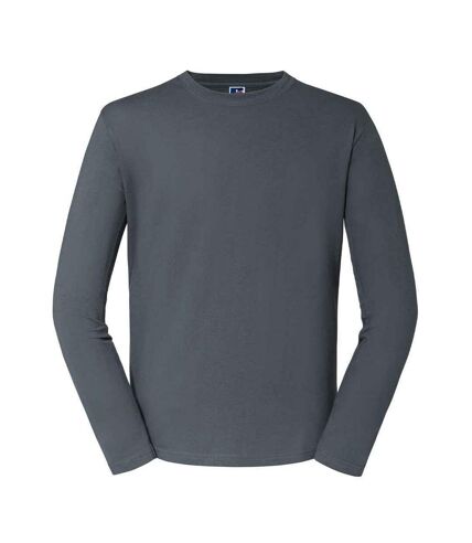 Russell Mens Classic Long-Sleeved T-Shirt (Convoy Gray)