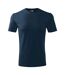 T-shirt Classic New Homme Bleu Marine Foncé Malfini-1
