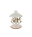 Carrousel de Chevaux Déco Danae 22cm Beige-2
