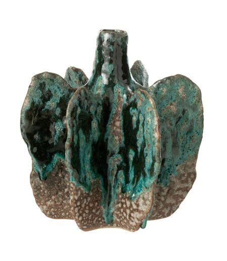 Vase Déco en Céramique Naga 20cm Bleu Azur
