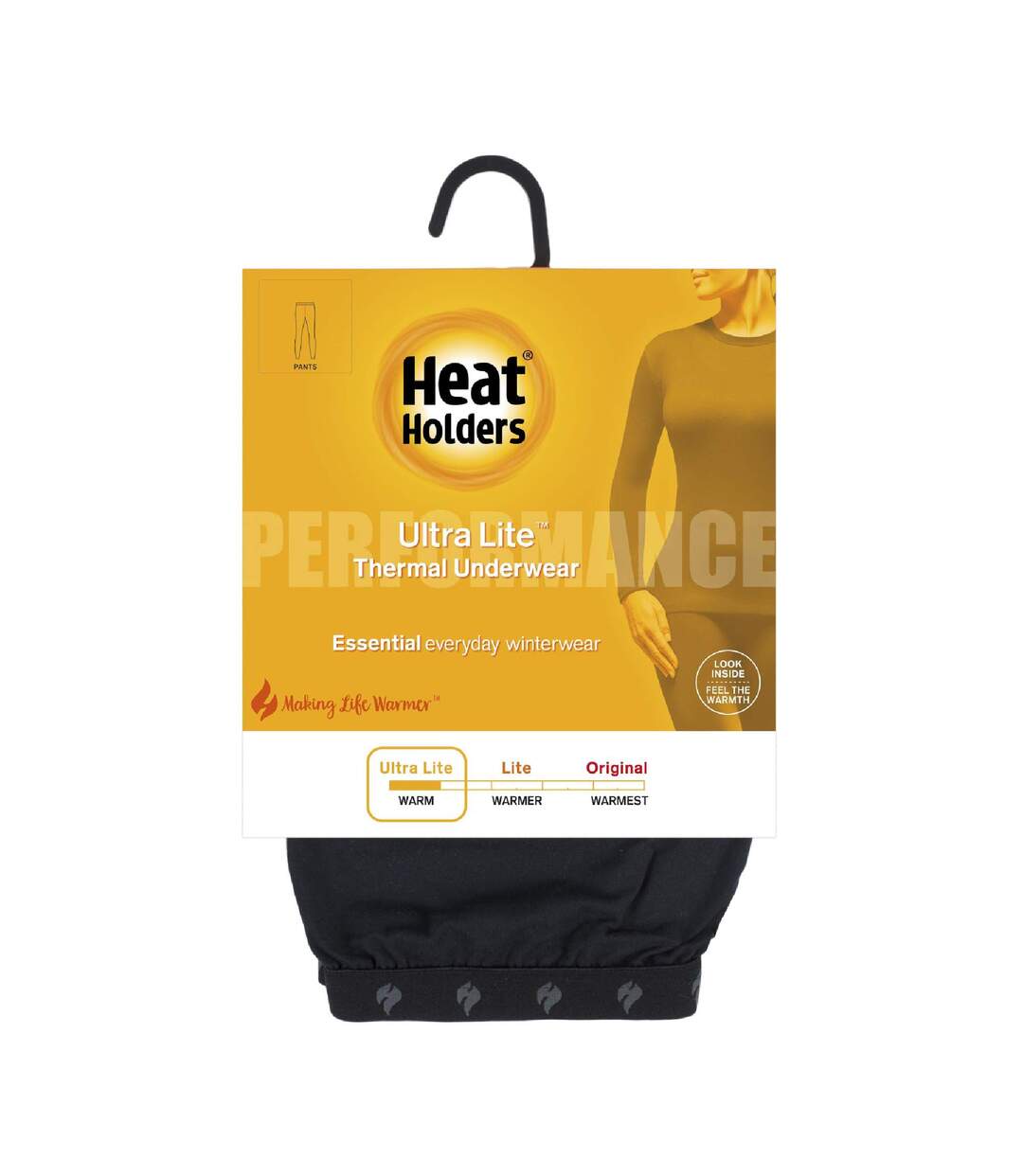 Ladies Fleece Lined Base Layer Thermal Long John Bottoms-2