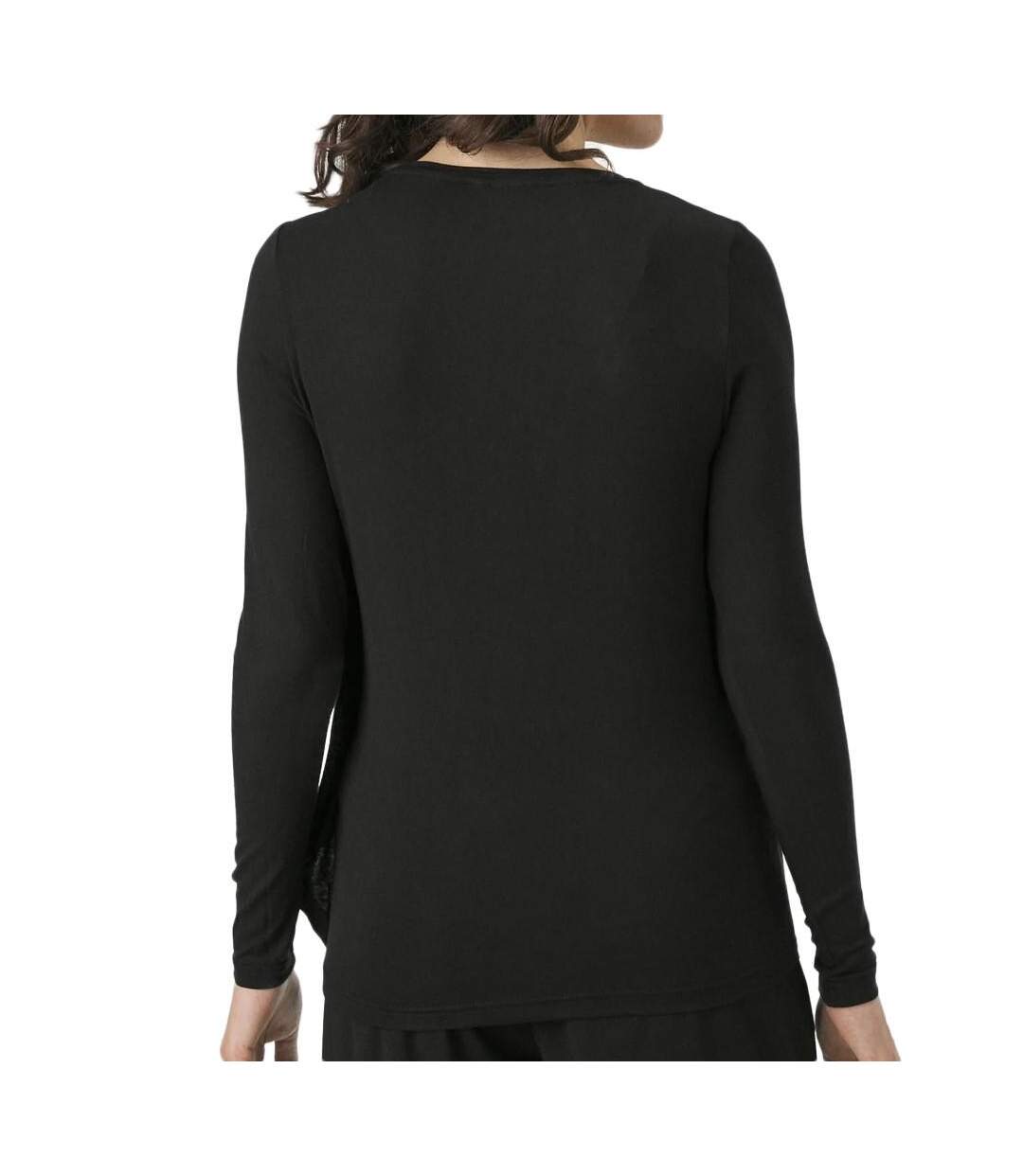 T-Shirt noir/blanc femme vero moda maternity lalou-2
