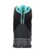 Womens/ladies Storm Suede Waterproof Hiking Boots Black Mountain Warehouse-2