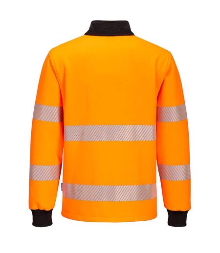 Portwest Unisex Adult PW3 High-Vis Safety Sweatshirt (Orange/Black) - UTPW692