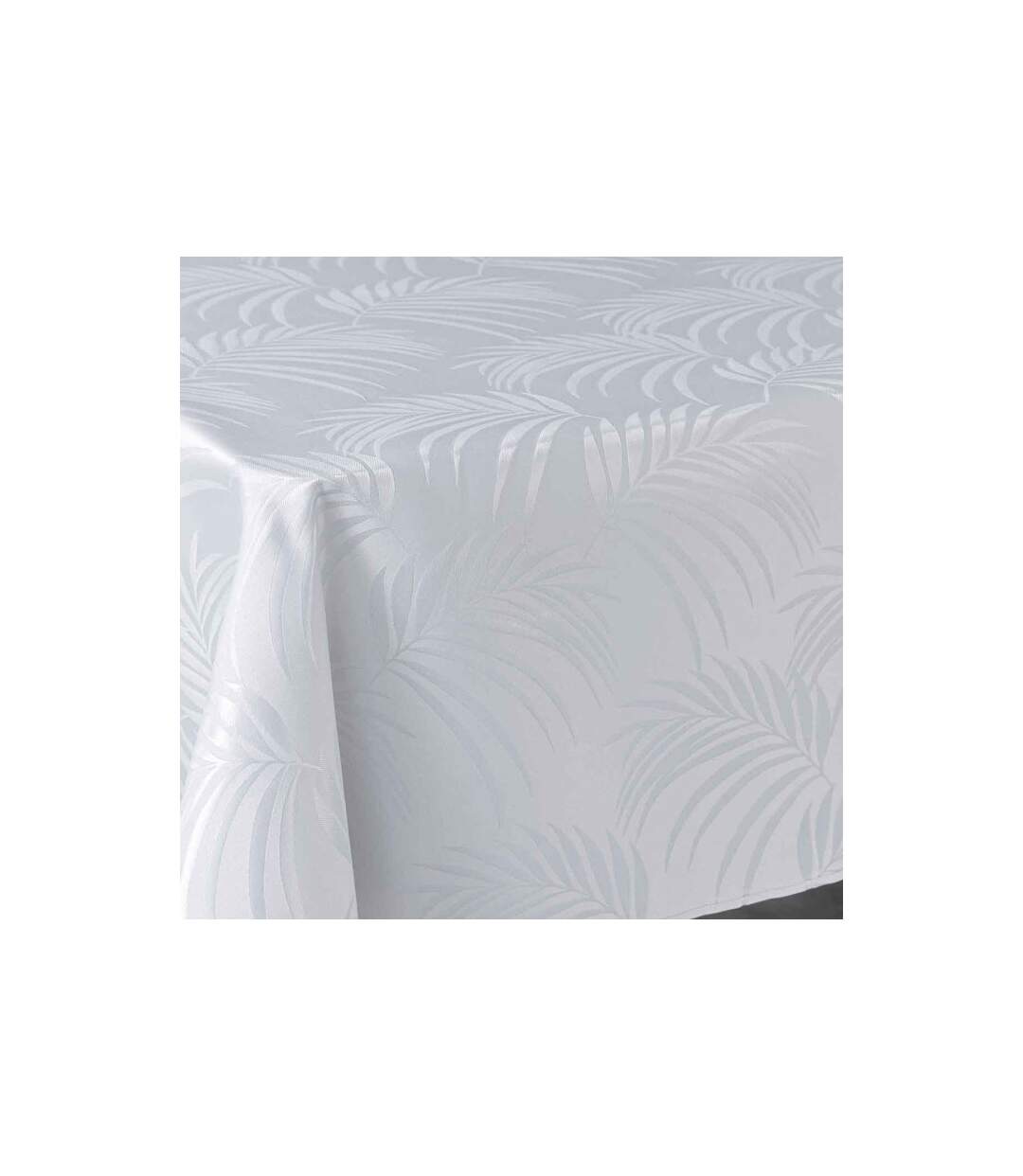 Nappe Jacquard Plumette 140x240cm Gris-2