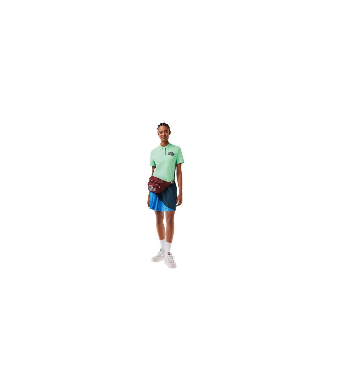 Polo Femme Vert Lacoste-1