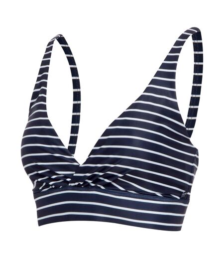 Haut de maillot de bain paloma femme bleu marine / blanc Regatta