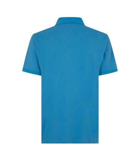 Polo Manches Courtes Motif/style Géométrique Homme Bleu Original Penguin
