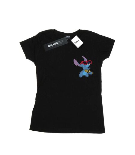 Disney - T-shirt LILO AND STITCH GUITAR - Femme (Noir) - UTBI25375