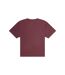 Womens/ladies idol relaxed fit t-shirt dark burgundy Animal