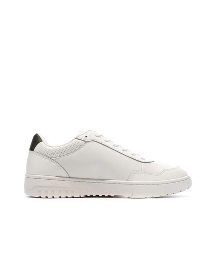 Baskets blanches/olive homme tommy hilfiger th hi vulc