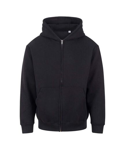 Mens Vision Heavyweight Full Zip Hoodie Deep Black Awdis